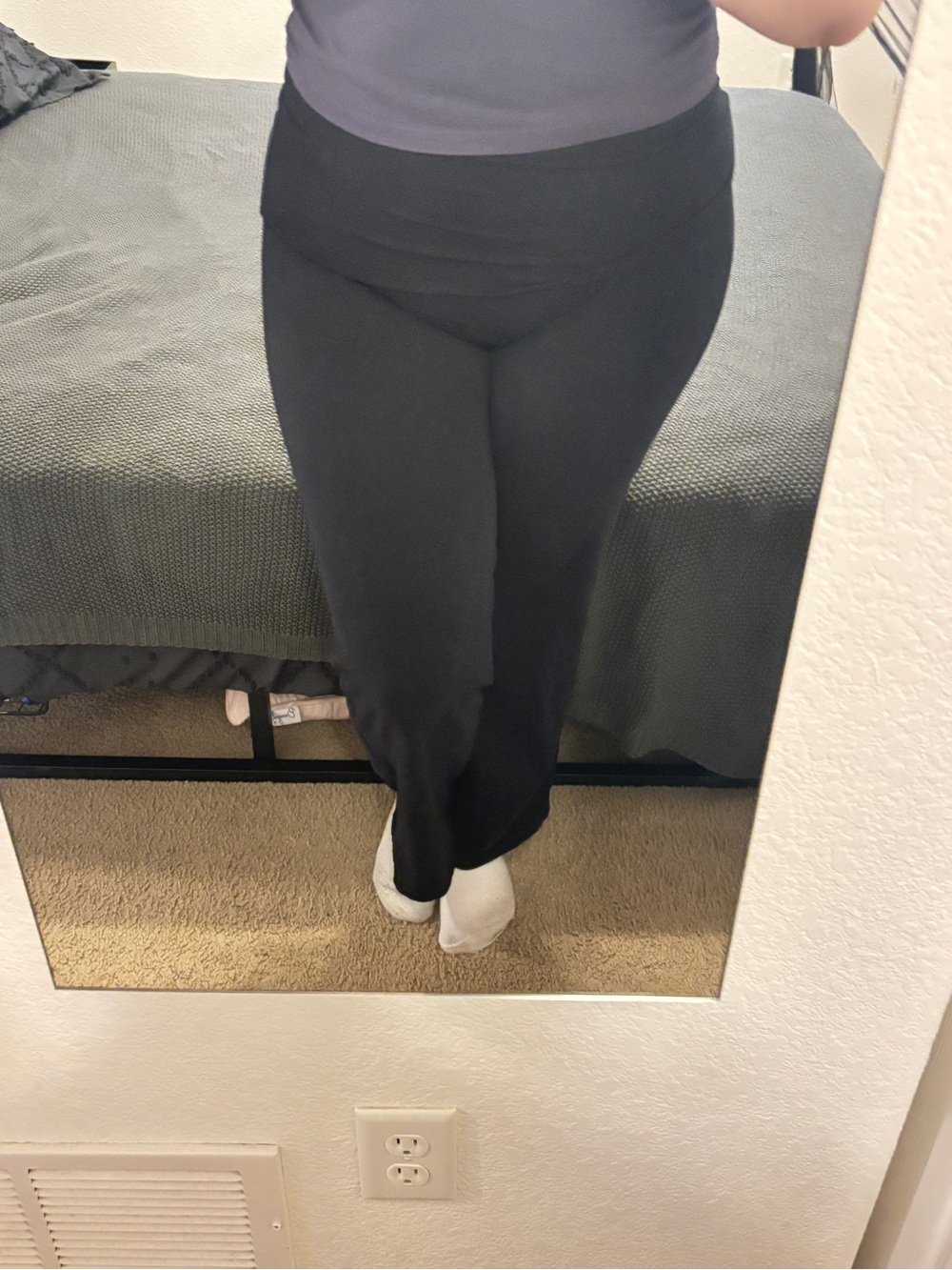 H&M Divided foldup leggings in Black